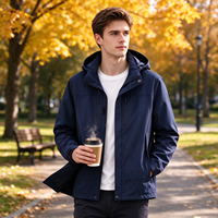 Veste Softshell Hiver Homme Imperméable OEM - Manteau Polaire à Capuche Multi-poches