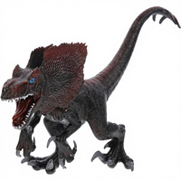 Figuras de Dinosaurio Dilophosaurus de PVC Ecológico de SL Models - Tema Animal, Unisex, Todas las Edades, Empaque en Bolsa de PE, En Stock