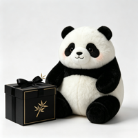 Peluche Panda Mignon Personnalisable : Créez Votre Propre Modèle, Échantillon Réel, Faible MOQ, Expédition Rapide en 9 Jours, Poupée Panda Assise en Peluche, Vente en Gros