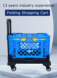 Sac de courses pliable en métal multifonctionnel à grande capacité, protection environnementale avancée, avec roues - Product Image 4