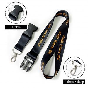2025 New Design Polyester Personalised Laynards Print Keychain Neck Strap Sublimated Card Holder <b>Lanyard</b> With Logo Custom - Product Image 3