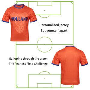 Maillot de fan de football pour l'<span class=keywords><strong>UEFA</strong></span> <span class=keywords><strong>Euro</strong></span> 2024 Maillot de fan de football France, Allemagne, Angleterre, Espagne, Croatie et Portugal - Product Image 4