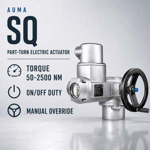Actuador de Giro Parcial AUMA SQEx SQREx a Prueba de Explosiones para Plantas de Petróleo y Gas en Áreas Peligrosas - Venta al por Mayor - Product Image 2