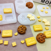 Moule en silicone miniature pour biscuits et décorations de gâteaux au chocolat, résistant à la chaleur, facile à démouler, compatible micro-ondes/lave-vaisselle/four, DIY