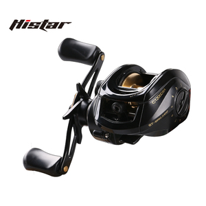 HISTAR Long Cast PRO & Black <span class=keywords><strong>Fox</strong></span> 7,0: 1/6.4:1 Guía de línea de cerámica de alta relación Carrete alargado Pierna Baitcasting Carrete de pesca - Product Image 1