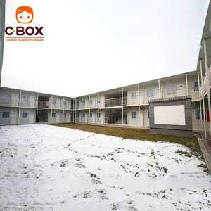 Cbox Modern Prefab 2-Story Office Building Worker Dormitory Mobile Camp Tiny Homes Modular Flat Pack Container <b>House</b> - Product Image 3
