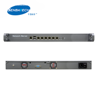Rackmount Firewall Server Pc 6 I225V 2.5G, rak perangkat keras Server Pc Mini port listrik Gigabit murah