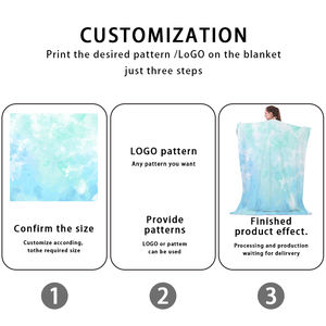 بطانيات رمي تبريد مطبوعة مخصصة مع ضعف الجانب تأثير بارد للصيف بارد بارد الجليد بطانية تبريد للنوم الساخن التعرق الليلي - Product Image 4
