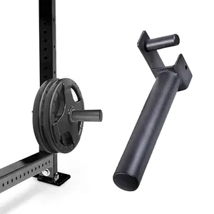 MKAS Squat Power Rack Attachment Weight Plater Holder Horn For Power Rack Weight Plates Holder Attachment