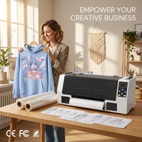 Printer DTF Komersial KECAI One Stop Startup XP600 untuk Pakaian Olahraga, Tas, Kulit, dan Poliester yang Cerah, Elastis, Tahan Lama, dan Seragam