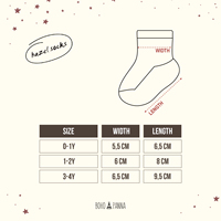 Calcetines suaves para niños pequeños con comodidad transpirable y ajuste seguro en un hermoso color palisandro, talla 0 1Y
