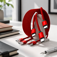 Câble USB-A vers Type C tressé en nylon de 1 m, fabriqué par un professionnel, accessoire très vendu, transfert haute vitesse, OEM ODM acceptés