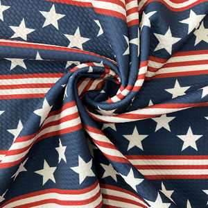 Personalizado Digital Impreso 4 de Julio Corazón Marina <span class=keywords><strong>Bandera</strong></span> Nacional 95% Poliéster 5% Spandex <span class=keywords><strong>Liverpool</strong></span> Bullet Tejido de punto elástico - Product Image 2