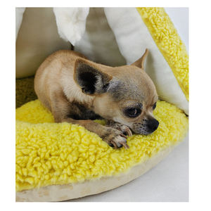 Cama de Camping para Gatos de Interior Estilo Dibujos Animados 2026, Cueva de Peluche para Perros con Juguete Divertido, Material de Tela de Piel Sintética, Embalaje en Cartón - Product Image 2