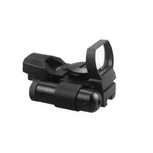 Factory 1X22X33 Reflex Sight Red Dot Sight Red Green 4 Reticle Optics with Laser and Pressure Pad Switch