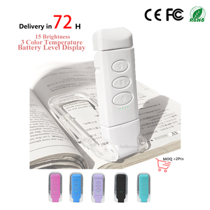 Mise à niveau de la protection des yeux Luminosité réglable LED Clip on Bookmark Light Bed Reader USB Rechargeable Flexible LED Book Light - Product Image 1