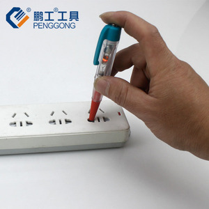 Penggong Test Pencil 7015 Ac Dc Voltage <b>Detector</b> Led Indicator Electrician Tool For Household <b>Wiring</b> Inspection - Product Image 1