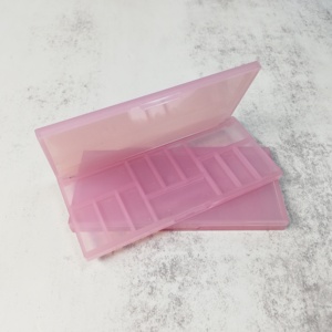 Translucent/Solid Color <b>Empty</b> Eyeshadow Palette 12‑Grids Cosmetic Blush Makeup Case Plastic Eyeshadow Container Custom Logo - Product Image 6
