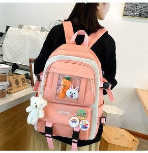 5pcs School Bags Set Kawaii Backpacks with Pendant Lunch Bag Pencil Case Handbag Coin <strong>Purse</strong> <strong>for</strong> <strong>Teen</strong> Girls School Backpack - Product Image 4
