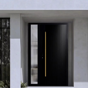 Puerta corredera de acero inoxidable, diseño moderno <span class=keywords><strong>Pintu</strong></span> para el hogar o la oficina - Product Image 4