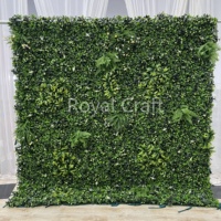 Mur végétal artificiel en rouleau 8x8 pieds, décoration murale en herbe artificielle, toile de fond en herbe verte de haute qualité pour événements