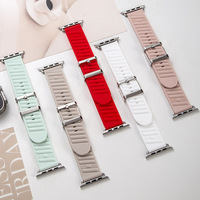 Casing Jam Tangan Fashion Silikon/PVC Baru yang Awet, Tali Elastis, Pengait Perhiasan, Kompatibel dengan Jam Tangan Pintar, untuk Penggunaan Olahraga Luar Ruangan