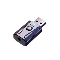 Adaptador USB para Audio Inalámbrico Auxiliar, Receptor y Transmisor 2 en 1, Audio Universal para Computadora, Adaptador de Audio Inalámbrico 5.0 BLE