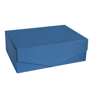 Boîte cadeau magnétique en carton avec logo en relief, emballage romantique, base et couvercle en papier avec aimant, impression économique - Product Image 1