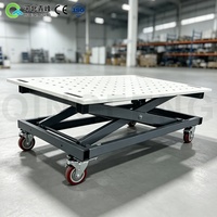 Table de soudage à fonction de levage, en acier, hauteur réglable, avec option d'outils de serrage, table de travail de soudage certifiée CE ISO, fabrication chinoise