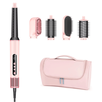 Brosse à air chaud 5 en 1 multi-styler 1400W BLDC 110000RPM 4 températures 3 vitesses Sèche-cheveux Brosse Lisseur Boucleur Usage domestique