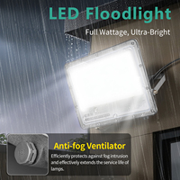 Projecteur extérieur étanche IP67 100W durable, super lumineux à LED pour usine, atelier, chantier et stade