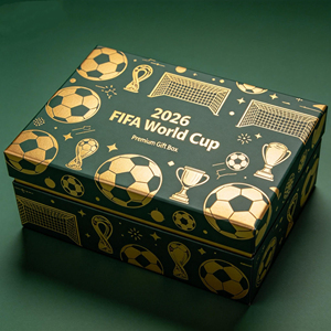 Caixas de Embalagem Temáticas de Futebol Mundial <span class=keywords><strong>2026</strong></span> Personalizadas, Caixa de Presente de Papel Rígido com Impressão de Logo - Product Image 4