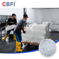 Machine à glace en tube commerciale chinoise de 30 tonnes à économie d'énergie avec moteur et engrenages pour une production élevée de glace potable