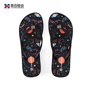 Tongs à talons hauts en caoutchouc eva pour femmes, chaussures de plage décontractées de haute qualité, vente en gros - Product Image 2