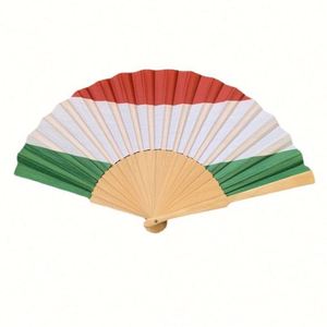 Éventail en bois personnalisé, éventail pliant espagnol en bois - Product Image 2