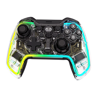 Controlador BT para Switch/PC/IOS/<span class=keywords><strong>Android</strong></span>/PS3/PS4 con botones traseros especiales Turbo y Clear <span class=keywords><strong>Gamepad</strong></span> inalámbrico BT - Product Image 1