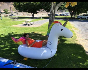 Juegos de Fiesta al por Mayor a Precio Económico, Juego de Agua para la Playa, <span class=keywords><strong>Flotador</strong></span> <span class=keywords><strong>Gigante</strong></span> Inflable de <span class=keywords><strong>Unicornio</strong></span> para Piscina, <span class=keywords><strong>Flotador</strong></span> de <span class=keywords><strong>Unicornio</strong></span> Flotante para el Verano - Product Image 5