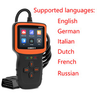 Escáner Automotriz V317 OBD2, Herramienta de Diagnóstico para Vehículos, Lector de Códigos, Analizador de Luces de Advertencia del Motor del Automóvil con Reinicio