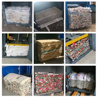 Presse à balles pour bouteilles en plastique usagées, compresseur de papier usagé, machine à balles à vendre