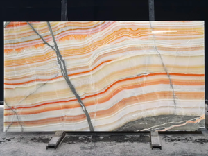 UnionStone Modern Natural Translucent Backlit Polished Big Slab Rainbow Amber Onyx Waterproof Eco-Friendly Villa Hotel Indoor - Product Image 4