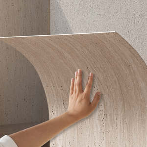 Panneau décoratif mural pour téléviseur en porcelaine souple imperméable, modèle géode 3D, carreaux extérieurs modernes pour usage commercial et domestique - Product Image 1