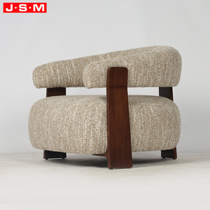 <span class=keywords><strong>Fauteuil</strong></span> d'appoint confortable de style nordique avec coussin moelleux, pieds en bois durables, <span class=keywords><strong>pour</strong></span> salons et espaces de détente - Product Image 3