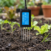 Sonde de sol USB 8-en-1 numérique pour la mesure du pH, de l'humidité, de la température, de l'EC, du NPK et de la fertilité du sol pour l'agriculture et le jardinage