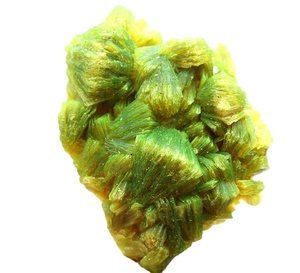 Campione minerale a grappolo di cristallo di <span class=keywords><strong>Autunite</strong></span> verde naturale raro - Product Image 6