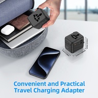 Worldplug PD35W GaN Chargeur rapide Adaptateur de voyage international universel pour appareil photo Ordinateur portable Appareils USB