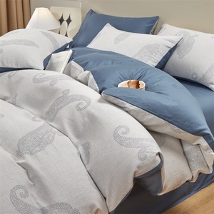 Juego <span class=keywords><strong>de</strong></span> Ropa <span class=keywords><strong>de</strong></span> <span class=keywords><strong>Cama</strong></span> <span class=keywords><strong>de</strong></span> Algodón Jacquard <span class=keywords><strong>de</strong></span> Alta Calidad, 100% Algodón, Agradable al Tacto, <span class=keywords><strong>para</strong></span> Dormir sin Ropa, <span class=keywords><strong>para</strong></span> el Hogar y el Dormitorio - Product Image 3