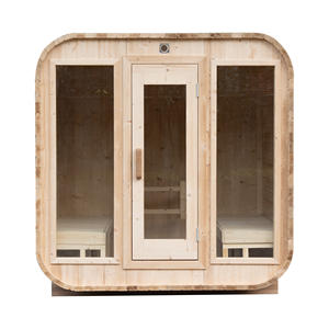 Factory Customizable Large Solid Wood Pine Outdoor <strong>Sauna</strong> Cabin Outdoor <strong>Sauna</strong> <strong>Room</strong> Cube Outdoor <strong>Steam</strong> <strong>Sauna</strong> <strong>Room</strong> - Product Image 2
