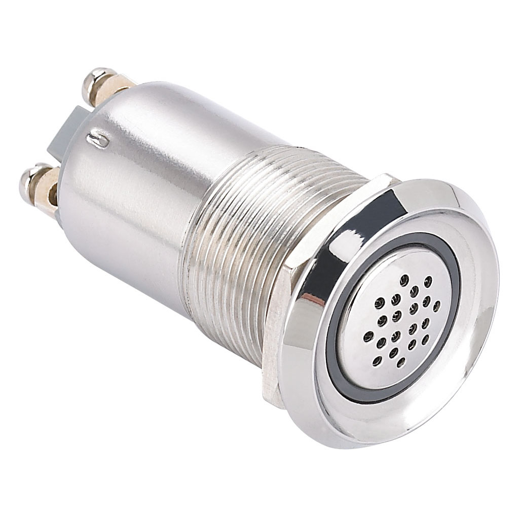 ONPOW 19 мм Металл подсветкой зуммер (GQ19B-SM серии, сертификат Европейского соответствия, сертификат независимого Испытательного и сертификационного EC (ROHS) по запрещению применения опасных веществ, REACH)