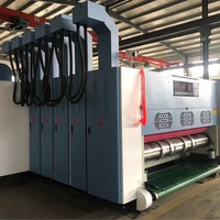 Machine de découpe et d'impression flexographique entièrement automatique DS pour la production d'emballages en carton ondulé pour boîtes à pizza