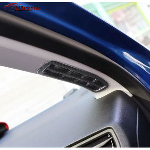 Couverture de panneau de climatisation avant en plastique de haute qualité, aspect carbone, accessoires intérieurs adaptés à la <span class=keywords><strong>Ford</strong></span> <span class=keywords><strong>Focus</strong></span> <span class=keywords><strong>2022</strong></span> - Product Image 2